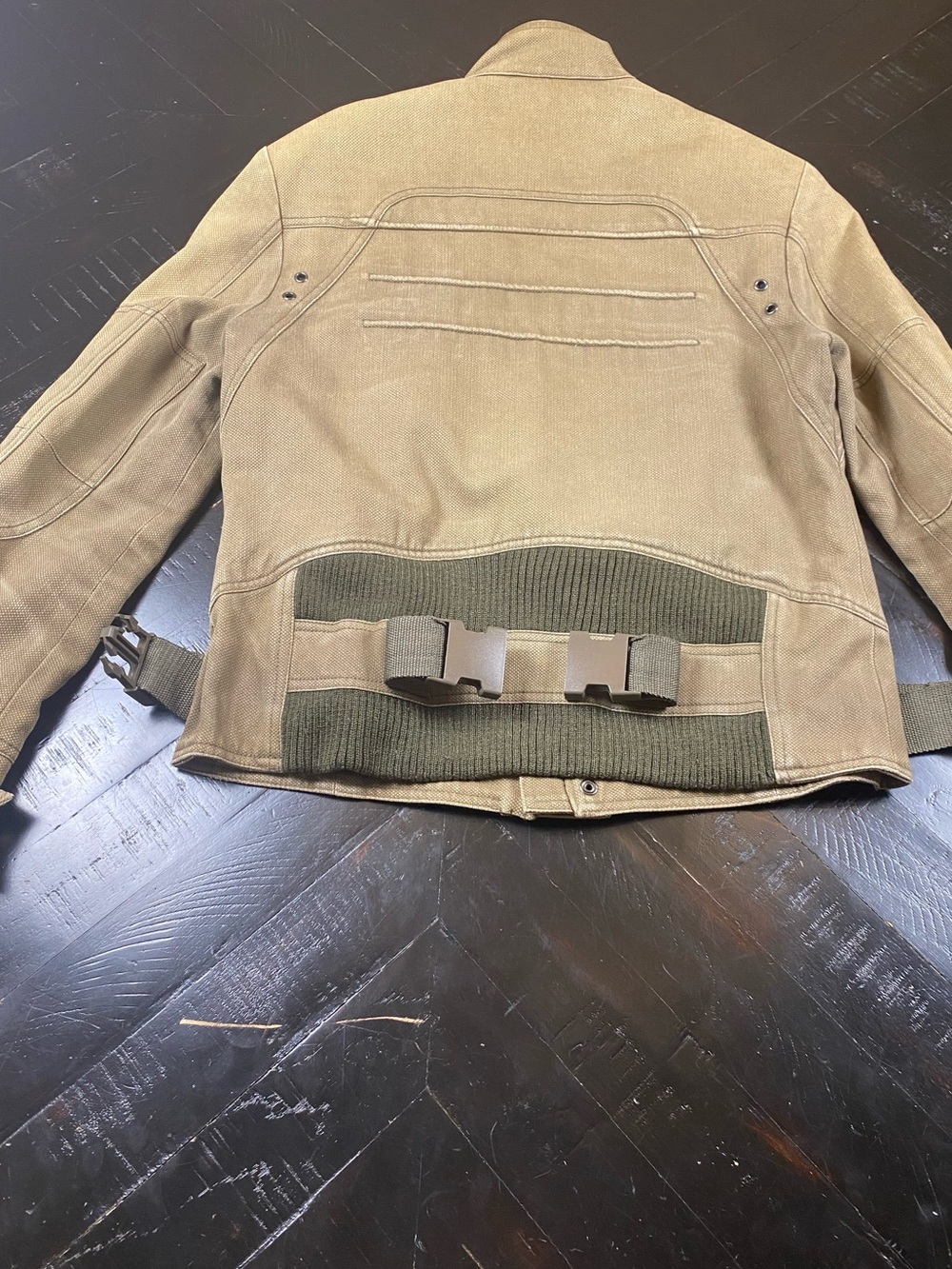 Vintage Dior Jacket in Olive Green with Black Satin Lining.  Rare! - Picture 13 of 14